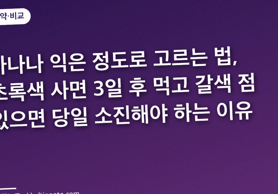 바나나 익은 정도로 고르는 법, 초록색 사면 3일 후 먹고 갈색 점 있으면 당일 소진해야 하는 이유